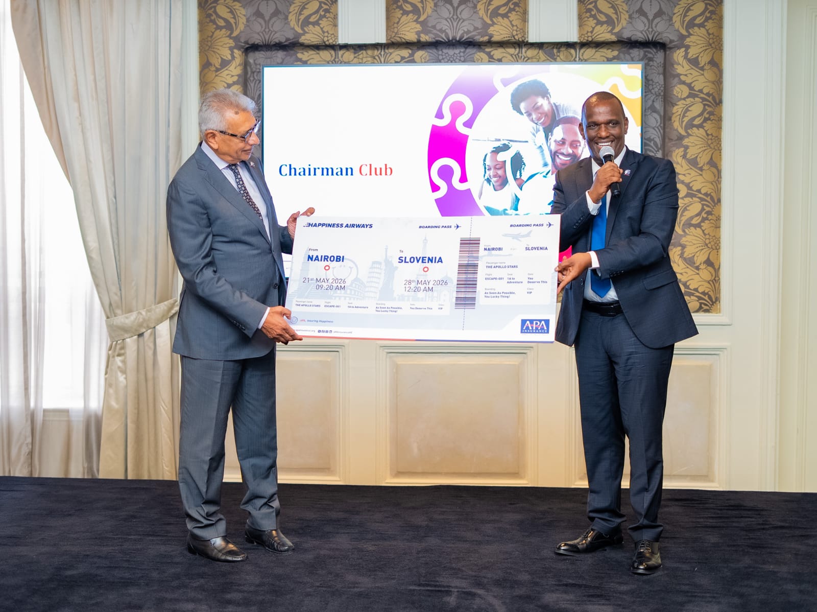James Waweru at industry event